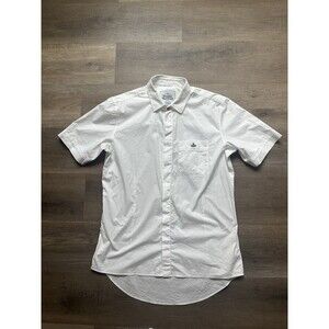 Vivienne Westwood Man Short Sleeve Button Up White Dress Shirt Mens Size 50
